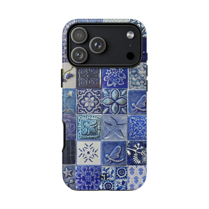 Midnight Mosaic Tiles iPhone Case