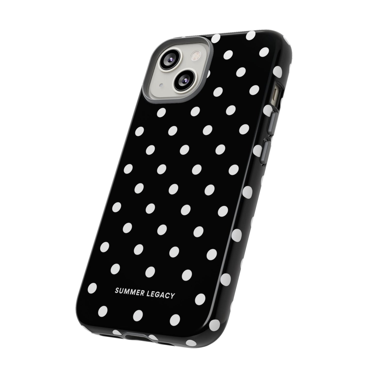 Ebony Polka Dot iPhone Case