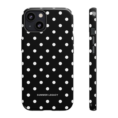 Ebony Polka Dot iPhone Case