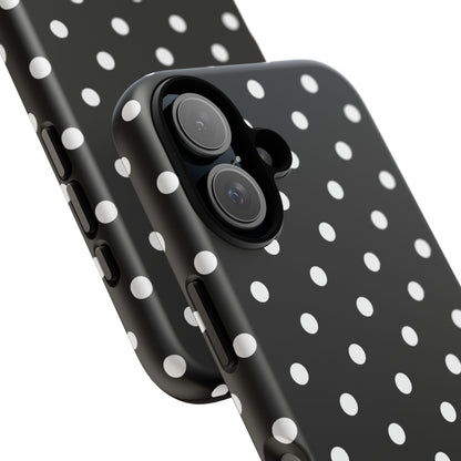 Ebony Polka Dot iPhone Case