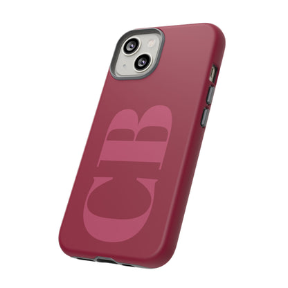 Berry Custom Initial iPhone Case