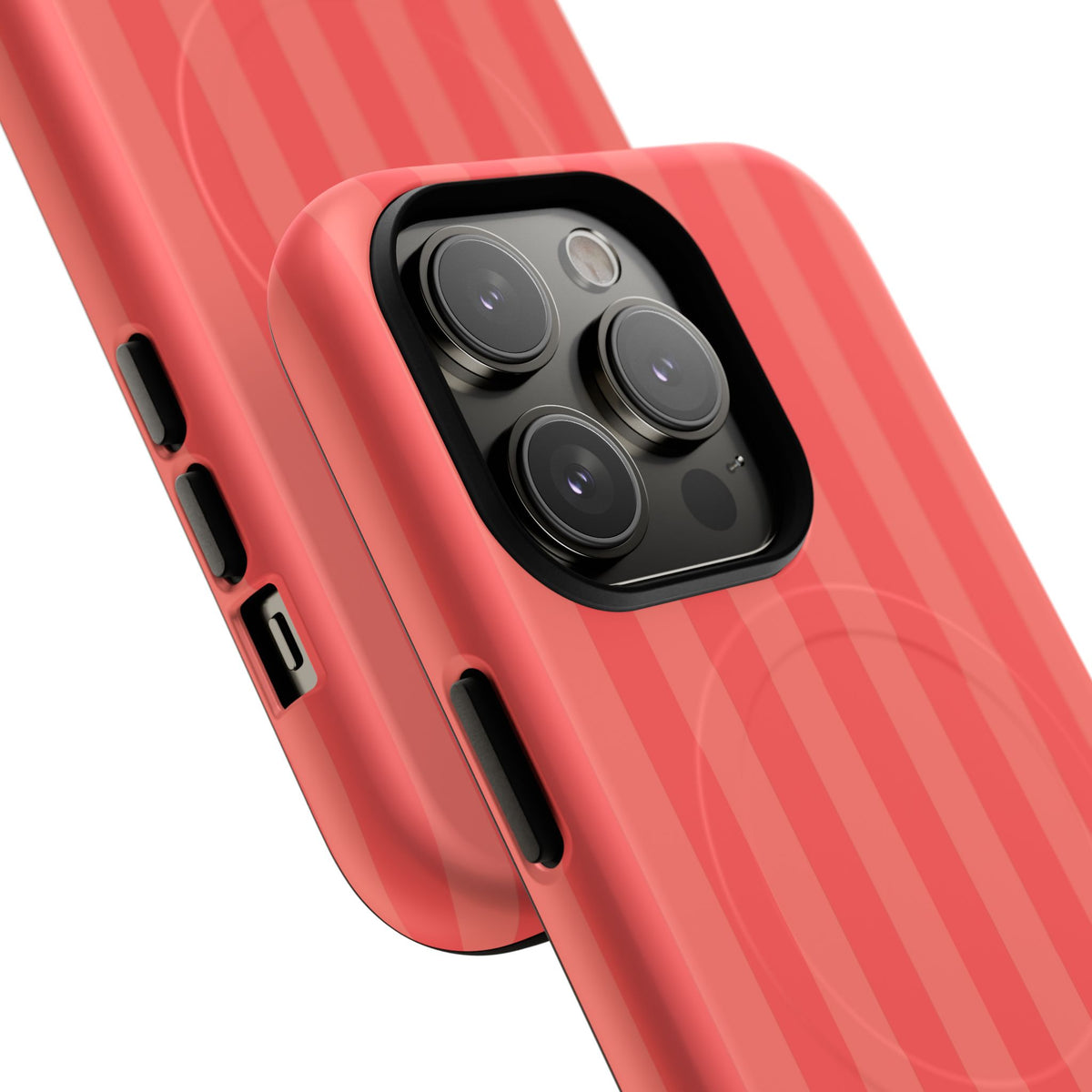 Coral Stripe MagSafe Case