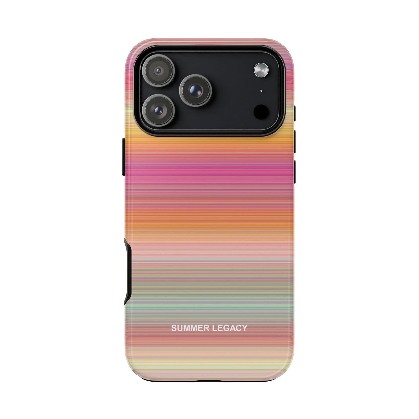 Champagne Ombre Stripe iPhone Case