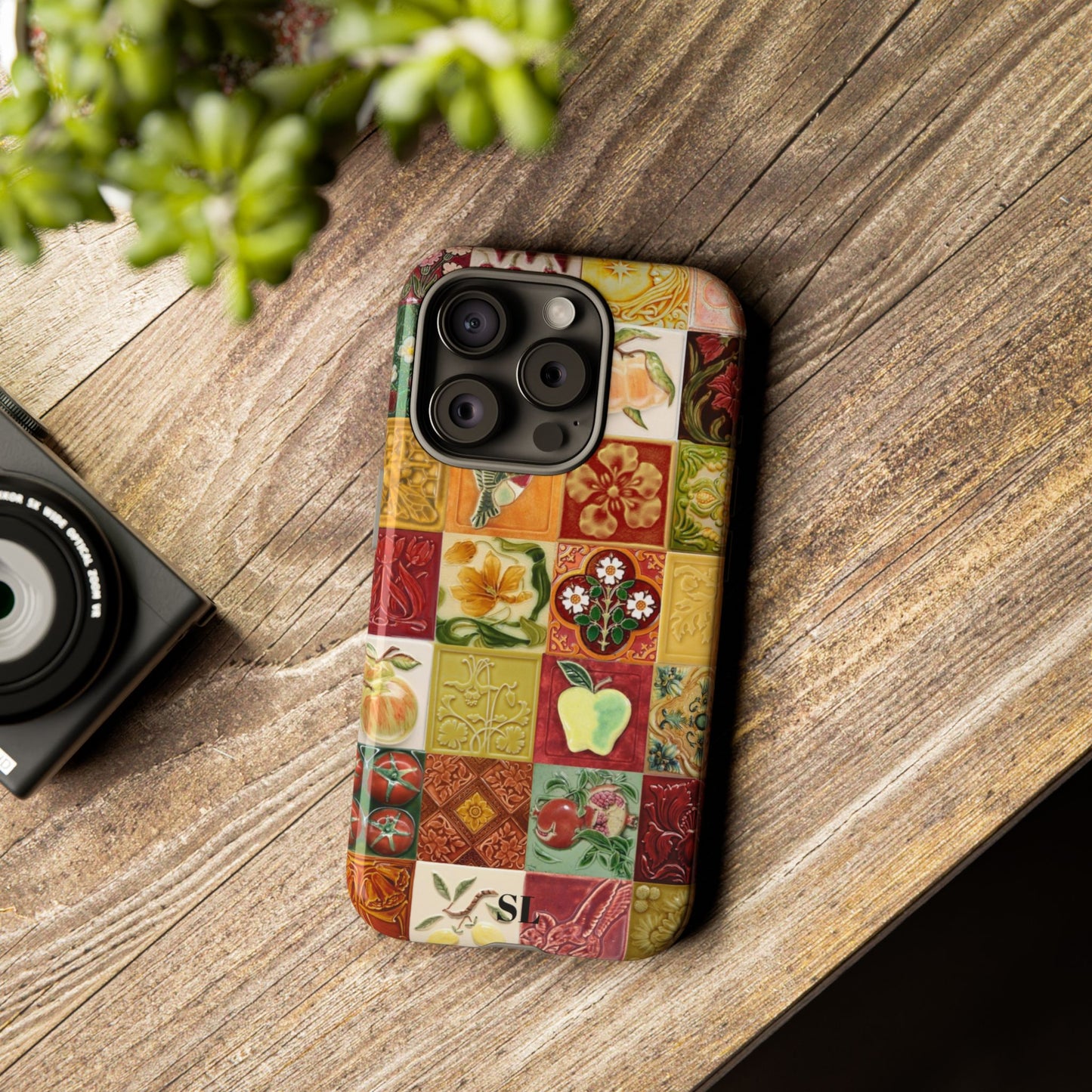 Orchard Mosaic Tiles iPhone Case
