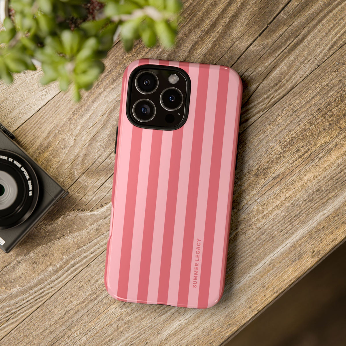 Blushing Stripe iPhone Case