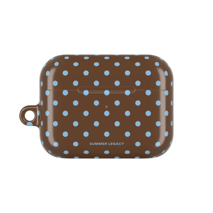 Mocha Polka Dot AirPod Case