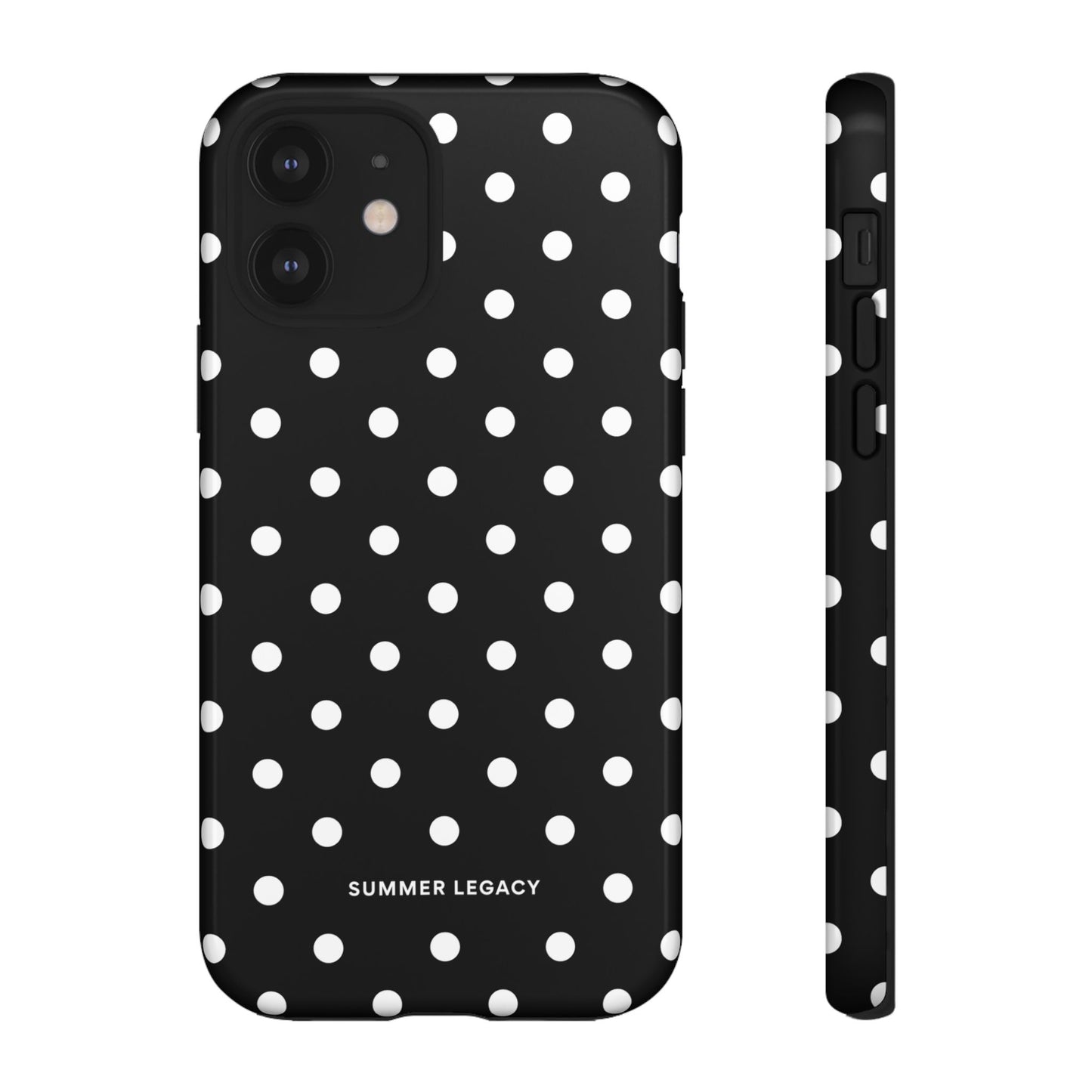 Ebony Polka Dot iPhone Case