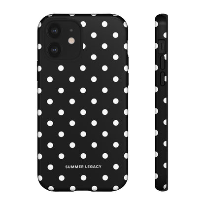 Ebony Polka Dot iPhone Case