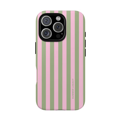 Guava Stripe iPhone Case