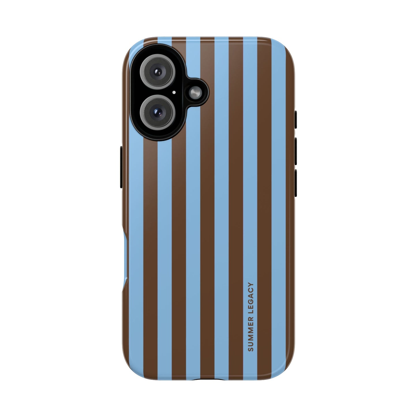 Mocha Stripe iPhone Case