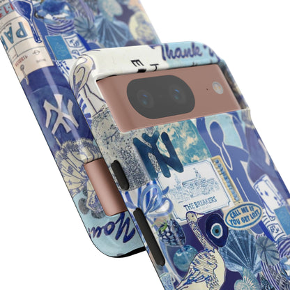 Blue Collage Google Pixel Case