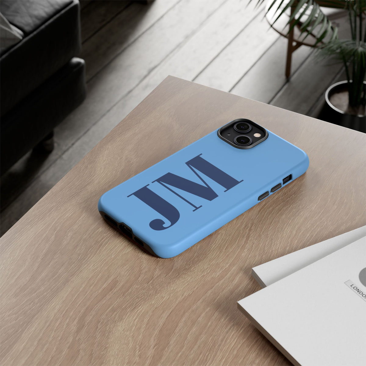 Lagoon Custom Initial iPhone Case