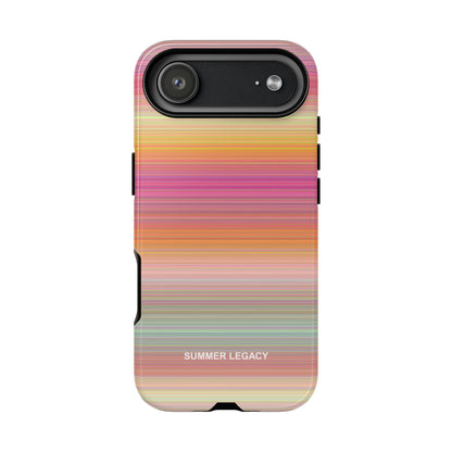 Champagne Ombre Stripe iPhone Case