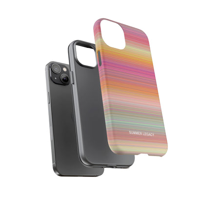 Champagne Ombre Stripe iPhone Case