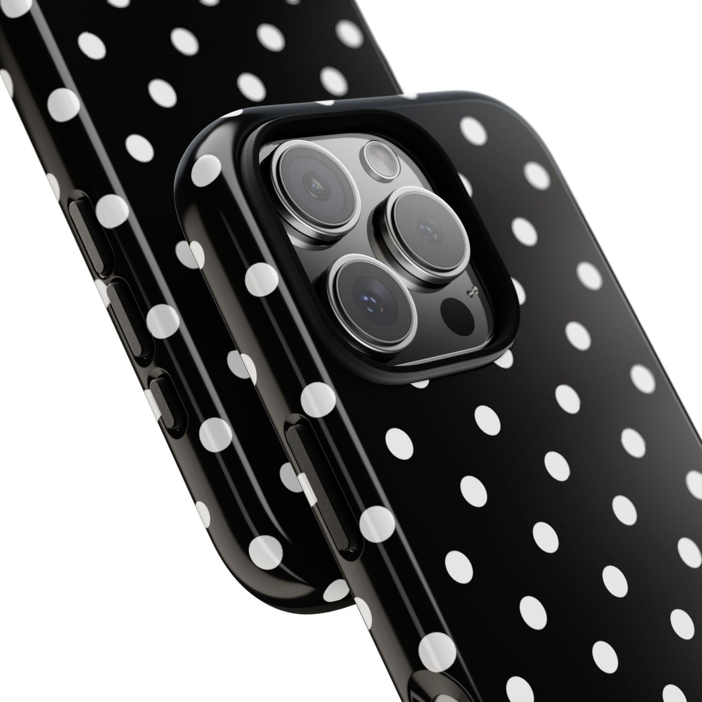 Ebony Polka Dot iPhone Case