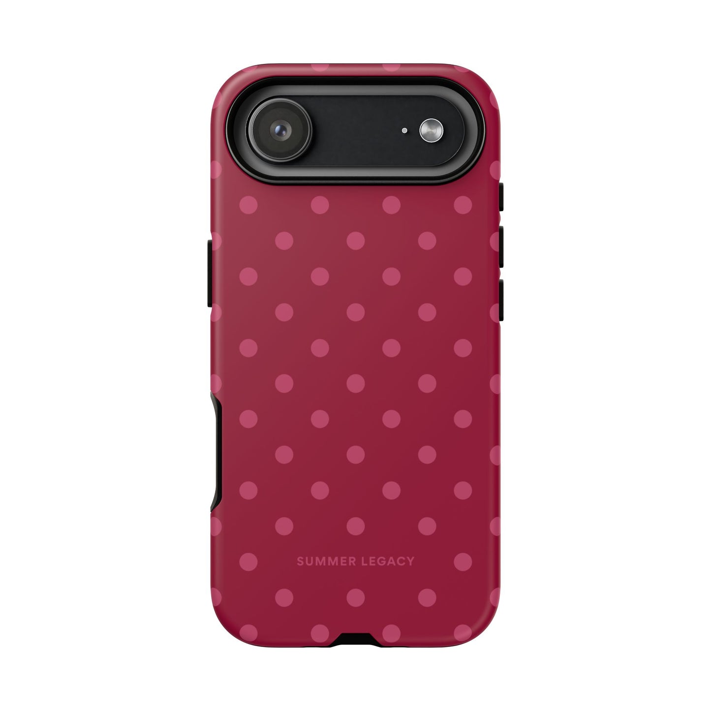 Berry Polka Dot iPhone Case