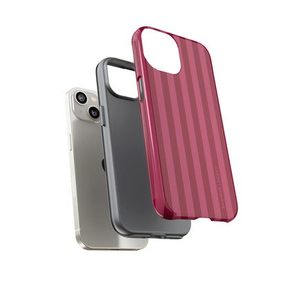 Berry Stripe iPhone Case