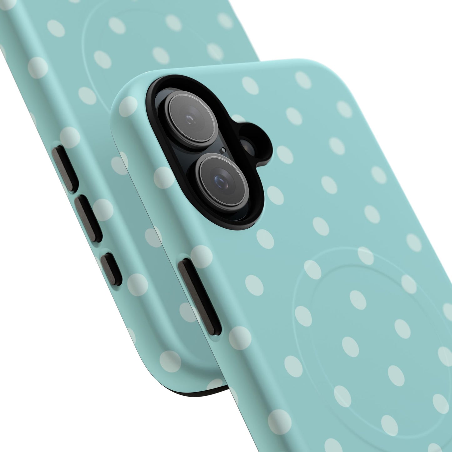 Teal Polka Dot MagSafe Case