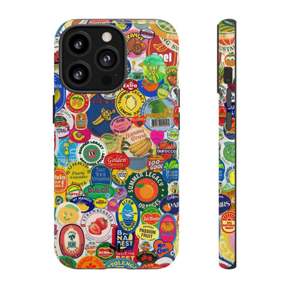 Fruit Stickers iPhone Case