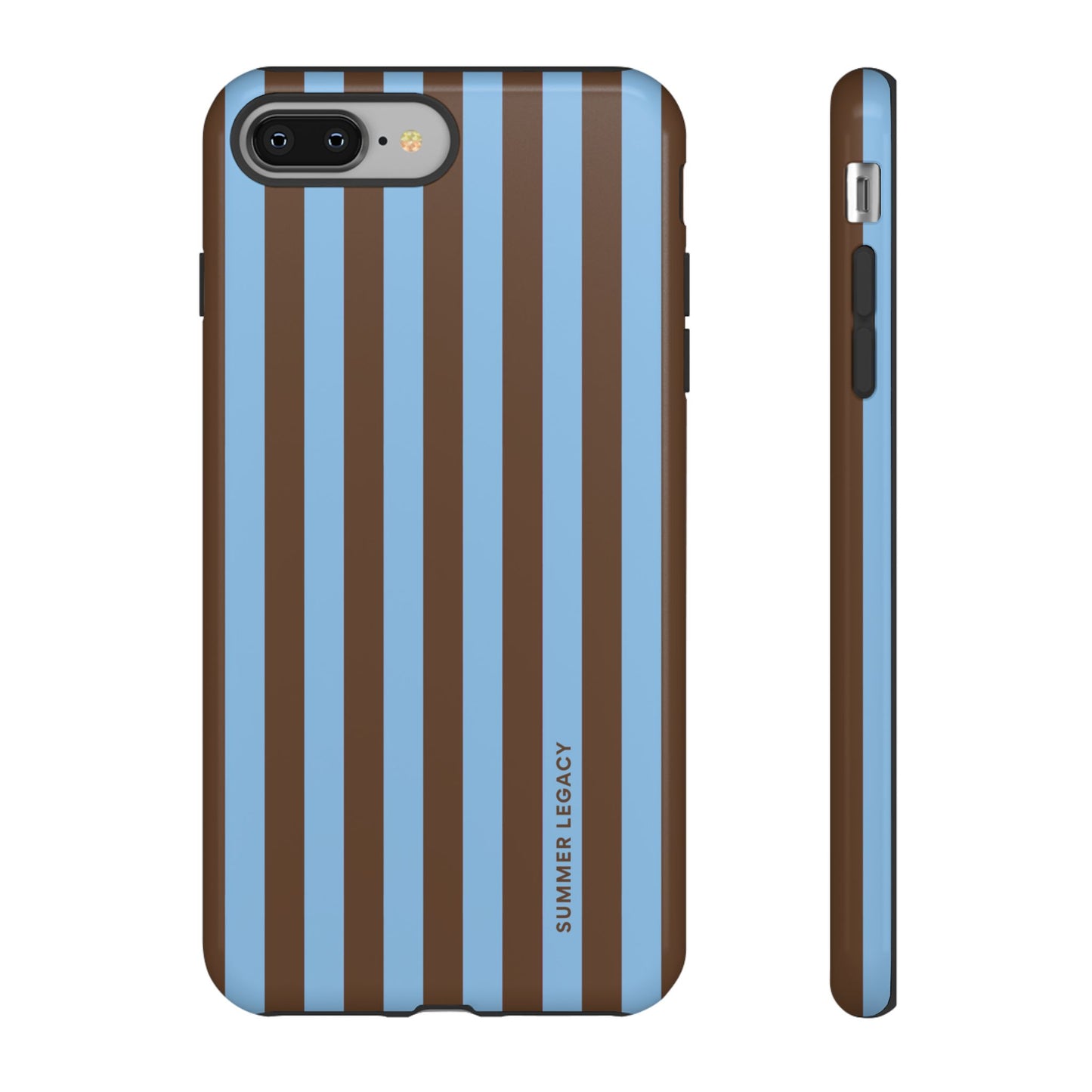 Mocha Stripe iPhone Case