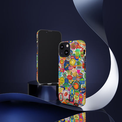 Fruit Stickers iPhone Case
