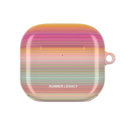 Champagne Ombre Stripe AirPod Case