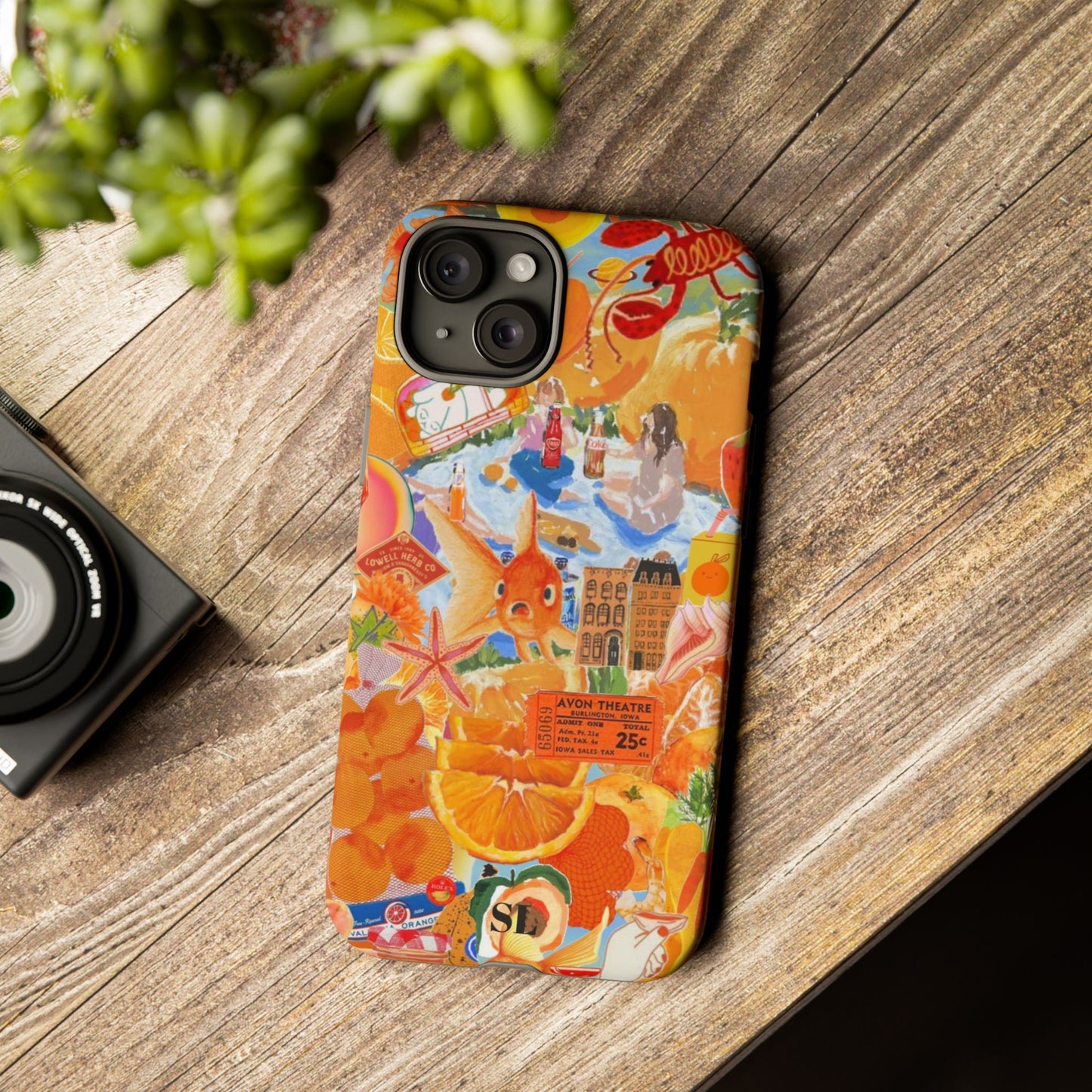 Orange Goldfish iPhone Case