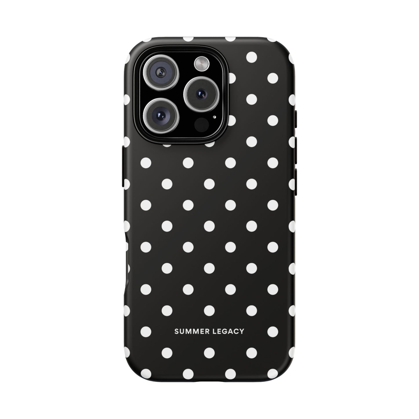 Ebony Polka Dot iPhone Case