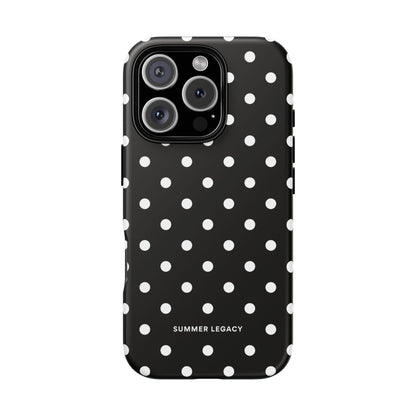Ebony Polka Dot iPhone Case