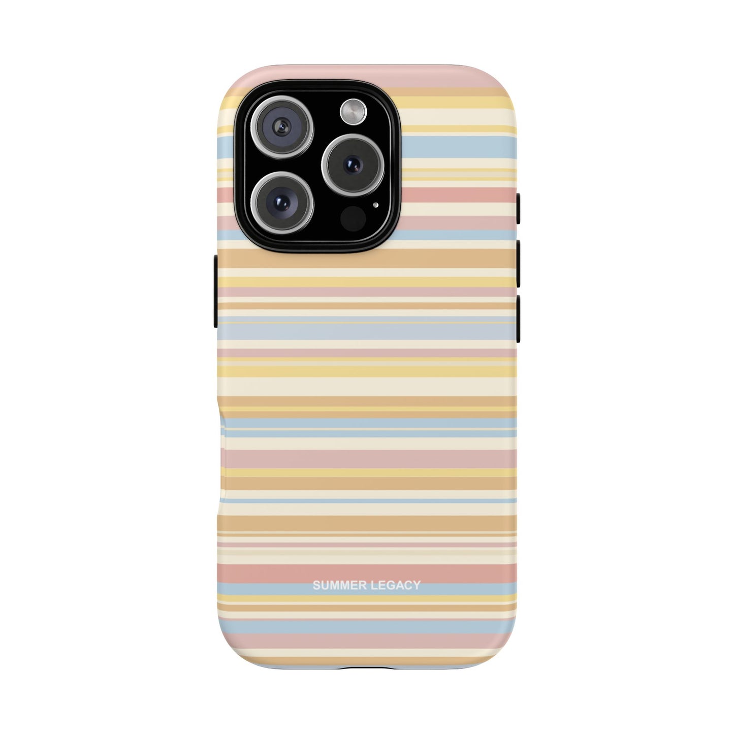 Lychee Multi-stripe iPhone Case
