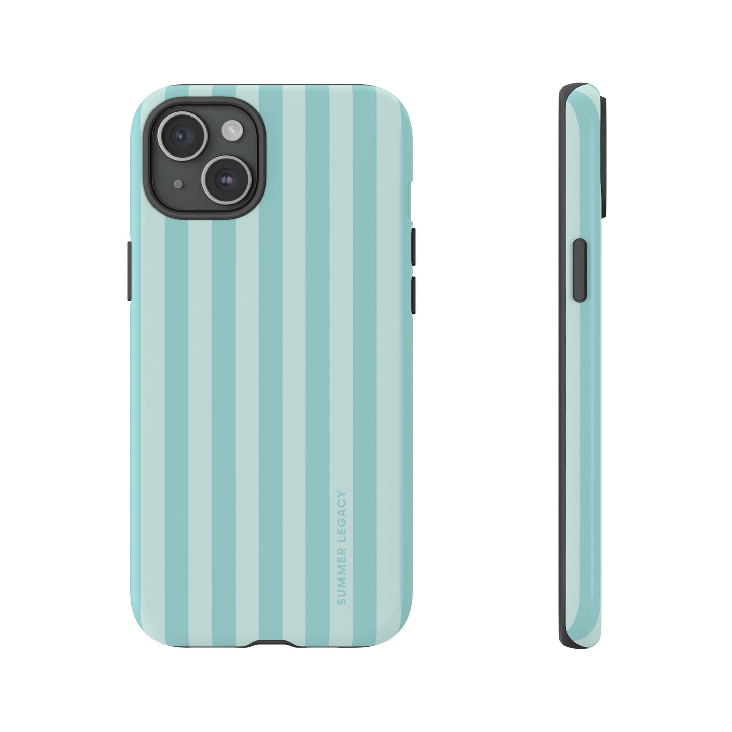 Teal Stripe iPhone Case