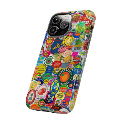 Fruit Stickers iPhone Case