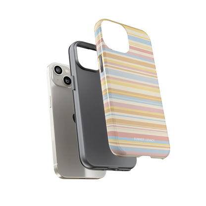 Lychee Multi-stripe iPhone Case