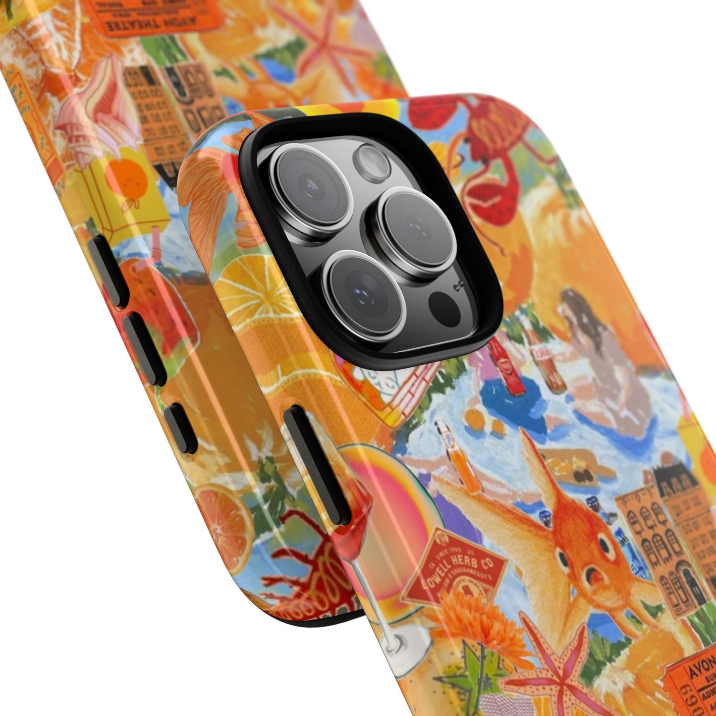 Orange Goldfish iPhone Case