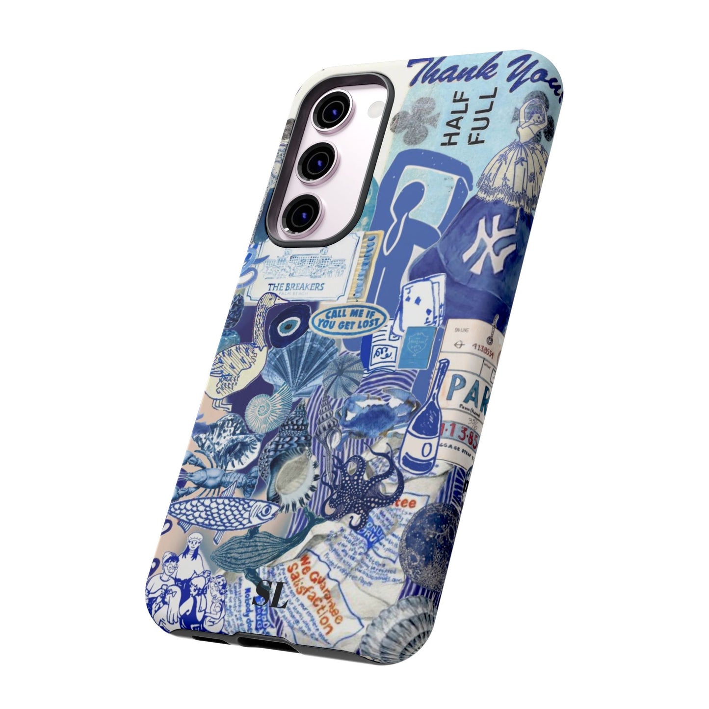 Blue Collage Samsung Case