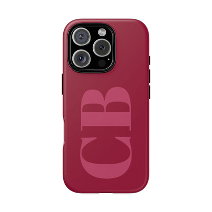 Berry Custom Initial iPhone Case