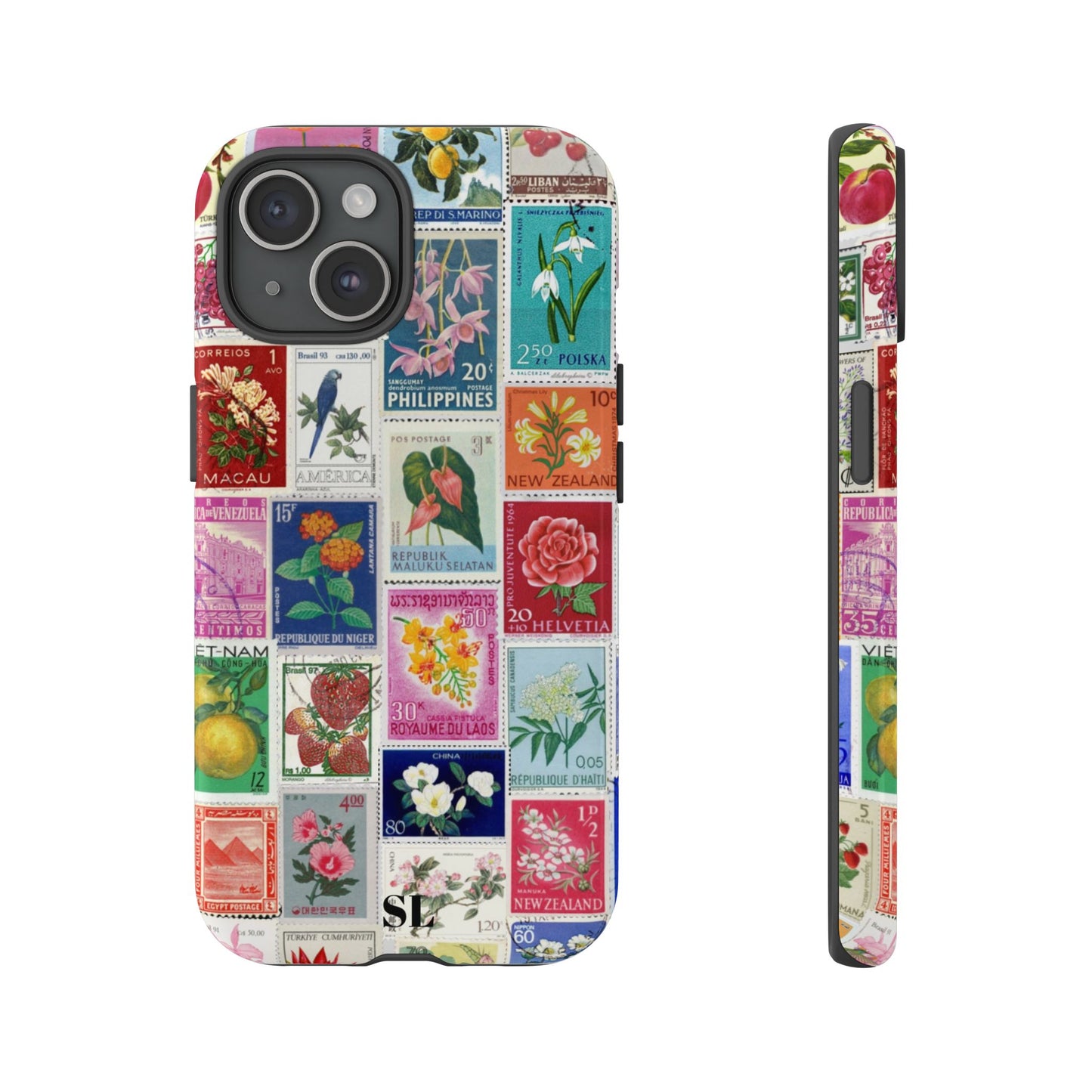 Postcard Stamps iPhone Case
