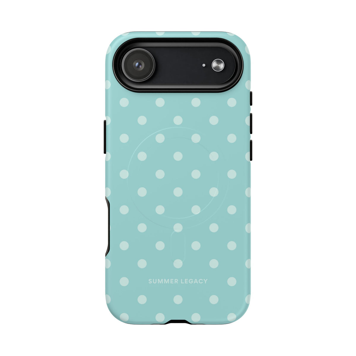 Teal Polka Dot MagSafe Case