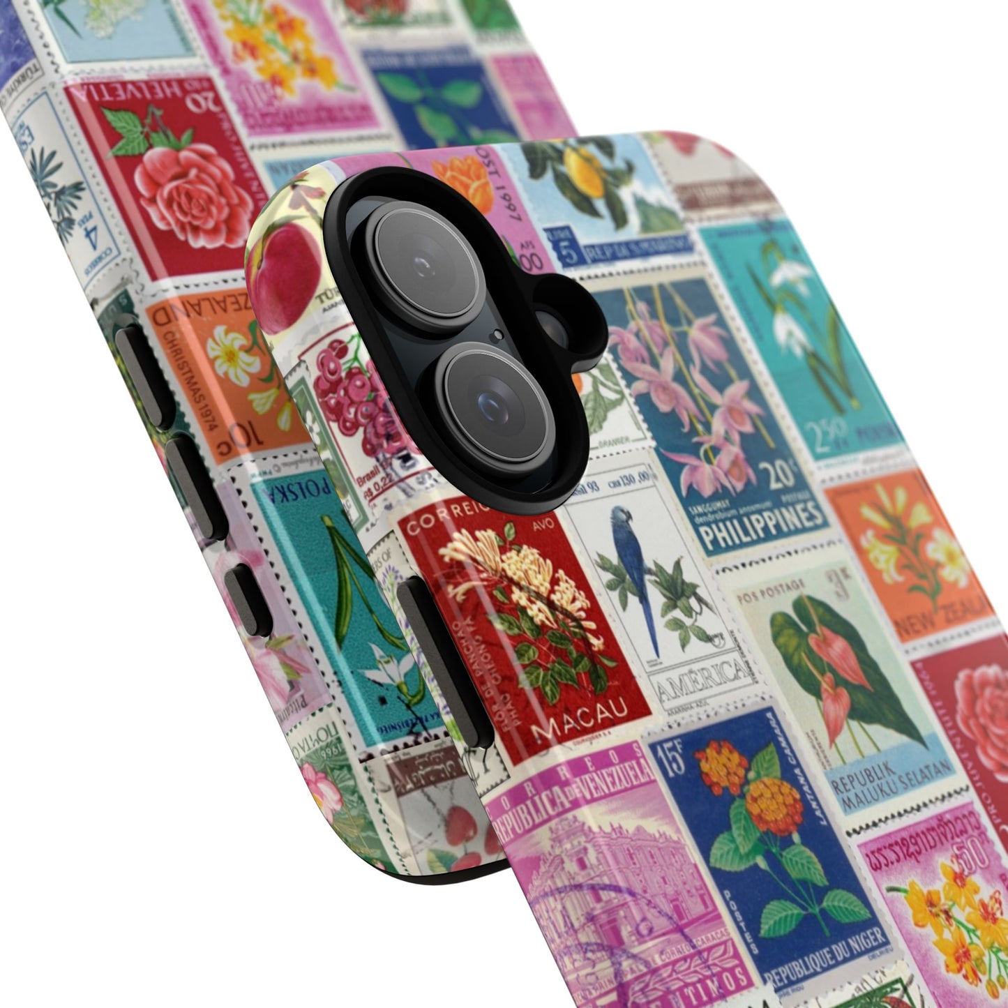 Postcard Stamps iPhone Case