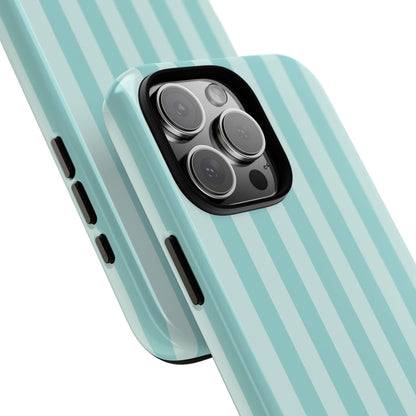 Teal Stripe iPhone Case