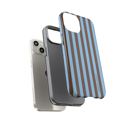Mocha Stripe iPhone Case