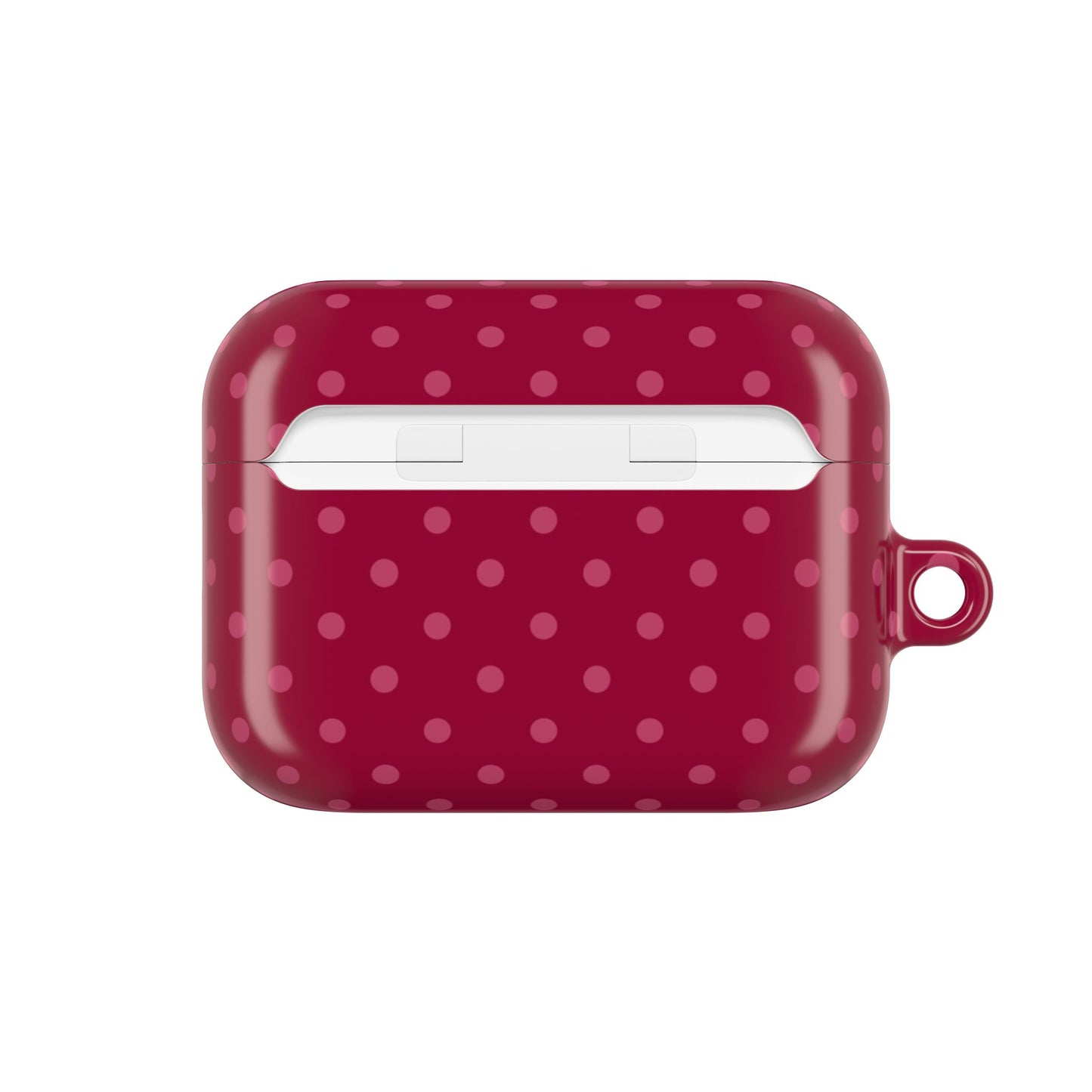 Berry Polka Dot AirPod Case