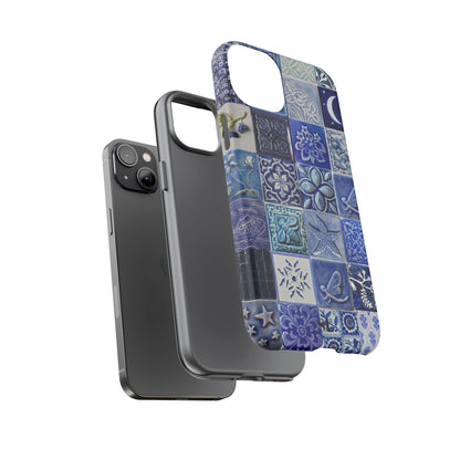 Midnight Mosaic Tiles iPhone Case