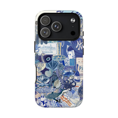 Blue Collage MagSafe Case