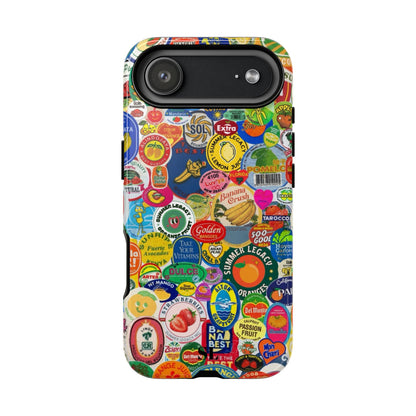 Fruit Stickers iPhone Case