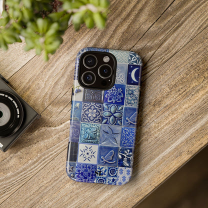 Midnight Mosaic Tiles iPhone Case