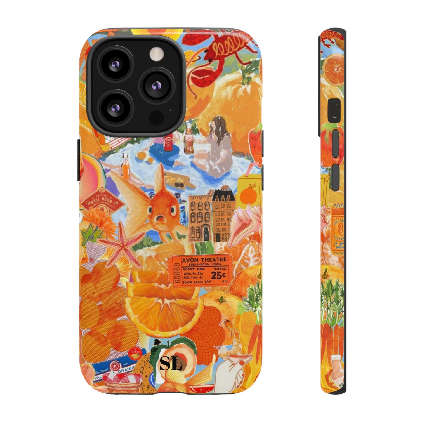 Orange Goldfish iPhone Case