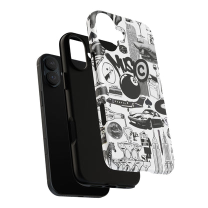 Black and White MagSafe Case
