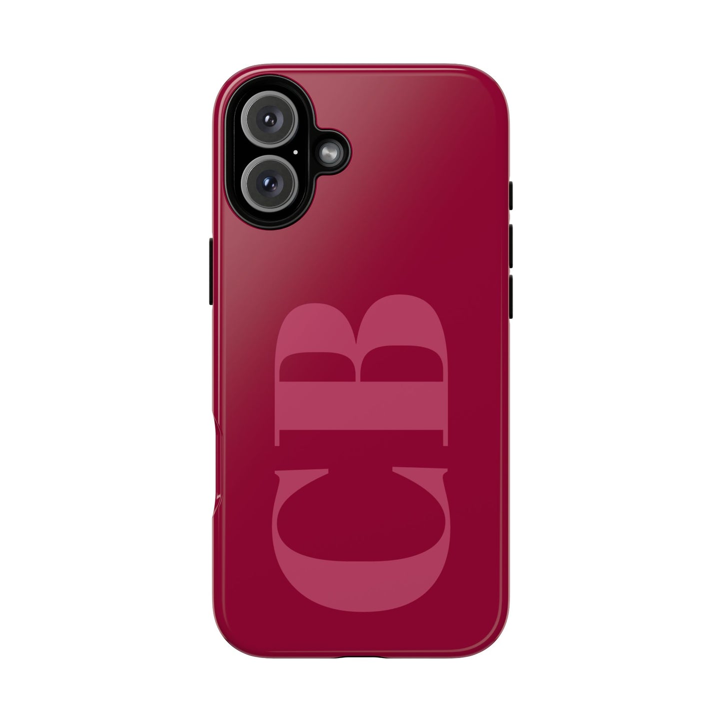 Berry Custom Initial iPhone Case