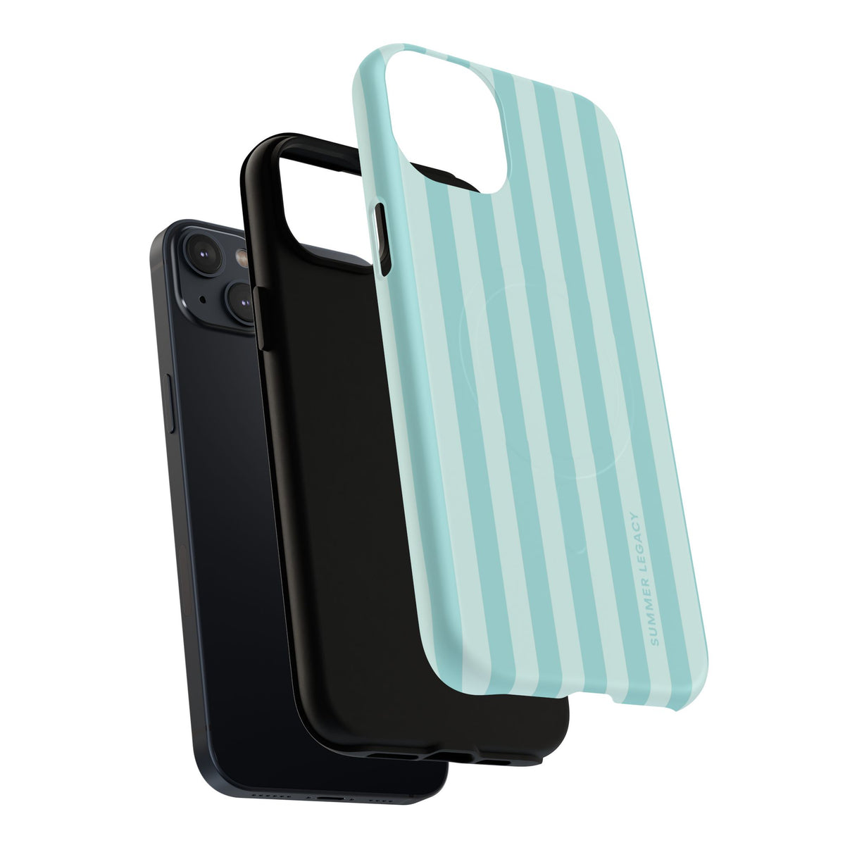 Teal Stripe MagSafe Case